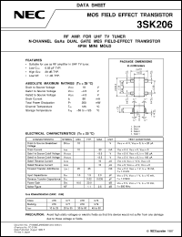 3SK206 Datasheet