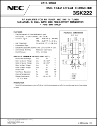 3SK222 Datasheet