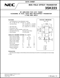 3SK223-T2 Datasheet