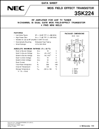 3SK224 Datasheet