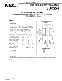 3SK254 Datasheet