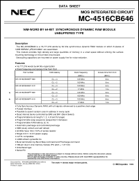MC-4516CB646EF-A10 Datasheet