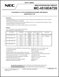 MC-4516DA726PFC-A80 Datasheet