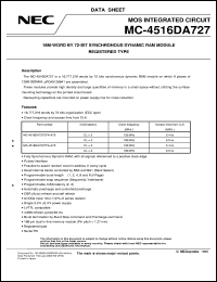 MC-4516DA727PFA-A75 Datasheet