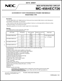MC-4564EC726PFB-A10 Datasheet