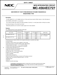 MC-4564EC727PF-A75 Datasheet