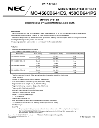 MC-458CB641PS-A80 Datasheet