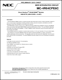 MC-4R64CPE6C-653 Datasheet