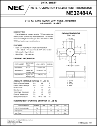 NE32484A-T1A Datasheet