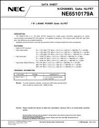 NE6510179A-T1 Datasheet