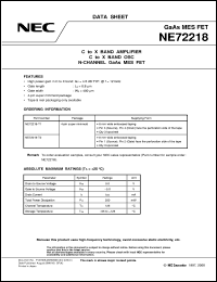 NE76118 Datasheet