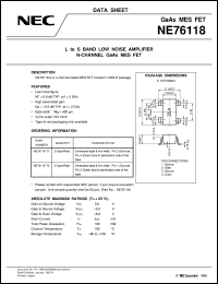 NE76118-T1 Datasheet