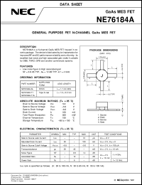 NE76184A Datasheet