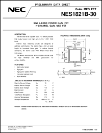 NES1821B-30 Datasheet