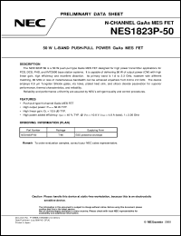 NES1823P-30 Datasheet