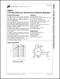 LM2651MTC-3.3 Datasheet