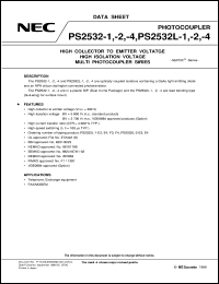 PS2532L-4 Datasheet