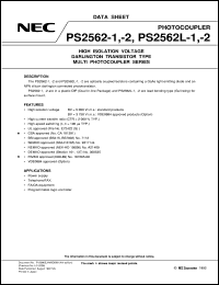 PS2562L1-1-V Datasheet