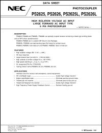 PS2626 Datasheet