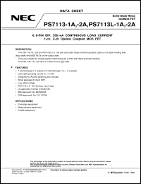 PS7111-2A Datasheet