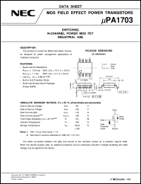 UPA1703G-E2 Datasheet