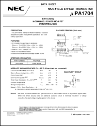 UPA1704G-E2 Datasheet