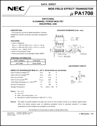 UPA1708G-E2 Datasheet
