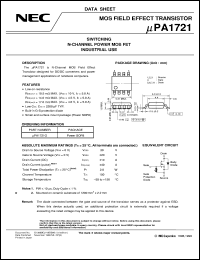 UPA1721G-E2 Datasheet