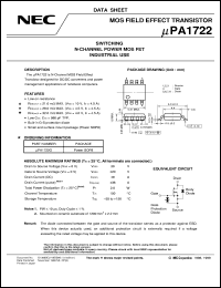 UPA1722G-E1 Datasheet