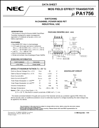 UPA1756G-E1 Datasheet
