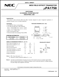 UPA1758G-E2 Datasheet