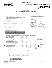 UPA1763G-E2 Datasheet