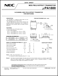 UPA1800GR-9JG Datasheet