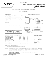 UPA1804GR-9JG-E2 Datasheet