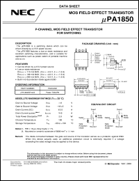 UPA1850GR-9JG Datasheet