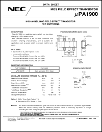 UPA1900TE-T2 Datasheet
