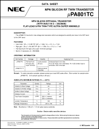 UPA835TF Datasheet