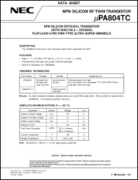 UPA804T-T1 Datasheet