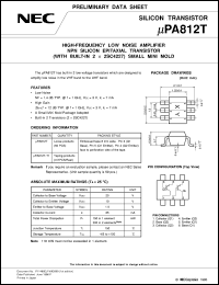UPA812 Datasheet