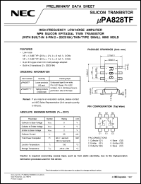 UPA828TF-T1 Datasheet