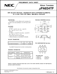 UPA834TF-T1 Datasheet