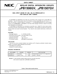 UPB1506GV-E1 Datasheet