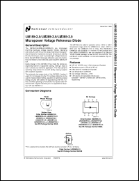 LM285BXM-1.2 Datasheet