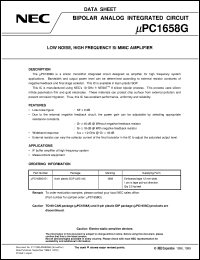 UPC1658G(1)-E2 Datasheet