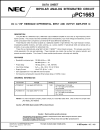 UPC1663GV-E1 Datasheet