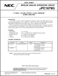 UPC1679G-E2 Datasheet