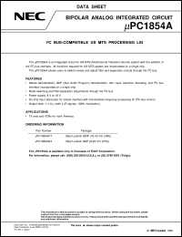 UPC1892CT Datasheet