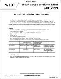 UPC2533GS-02 Datasheet