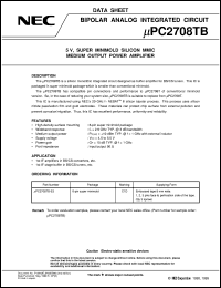 UPC2708T-E3 Datasheet