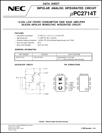 UPC2714T-E3 Datasheet